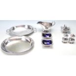 20TH CENTURY SILVER PLATED ITEMS MAPPIN & WEBB WALKER & HALL