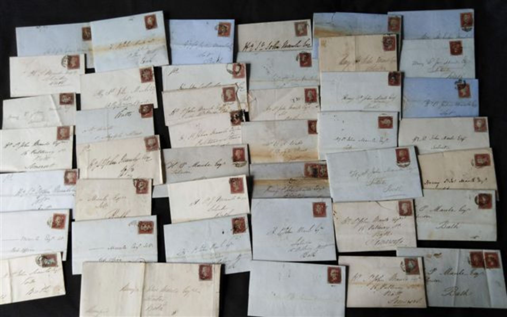 RARE COLLECTION OF VICTORIAN USED LETTERS & STAMPS - Image 4 of 17