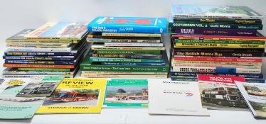 A LARGE QUANTITY OF VINTAGE BUS BOOKS