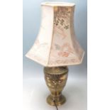 CHINESE ORITENTAL CAST BRASS LAMP BASE