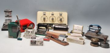 RETRO 20TH CENTURY DESK TIDY ITEMS FROM 1950’S ONWARDS