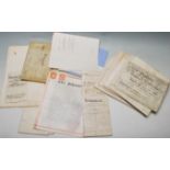 COLLECTION OF 19TH CENTURY VICTORIAN INDENTURES AND LEGAL EPHEMERA