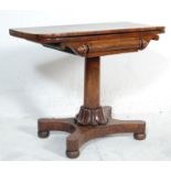 REGENCY ROSEWOOD CARD / GAMING TABLE