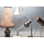 FOUR RETRO 1970’S DESK LIGHT - LAMPS