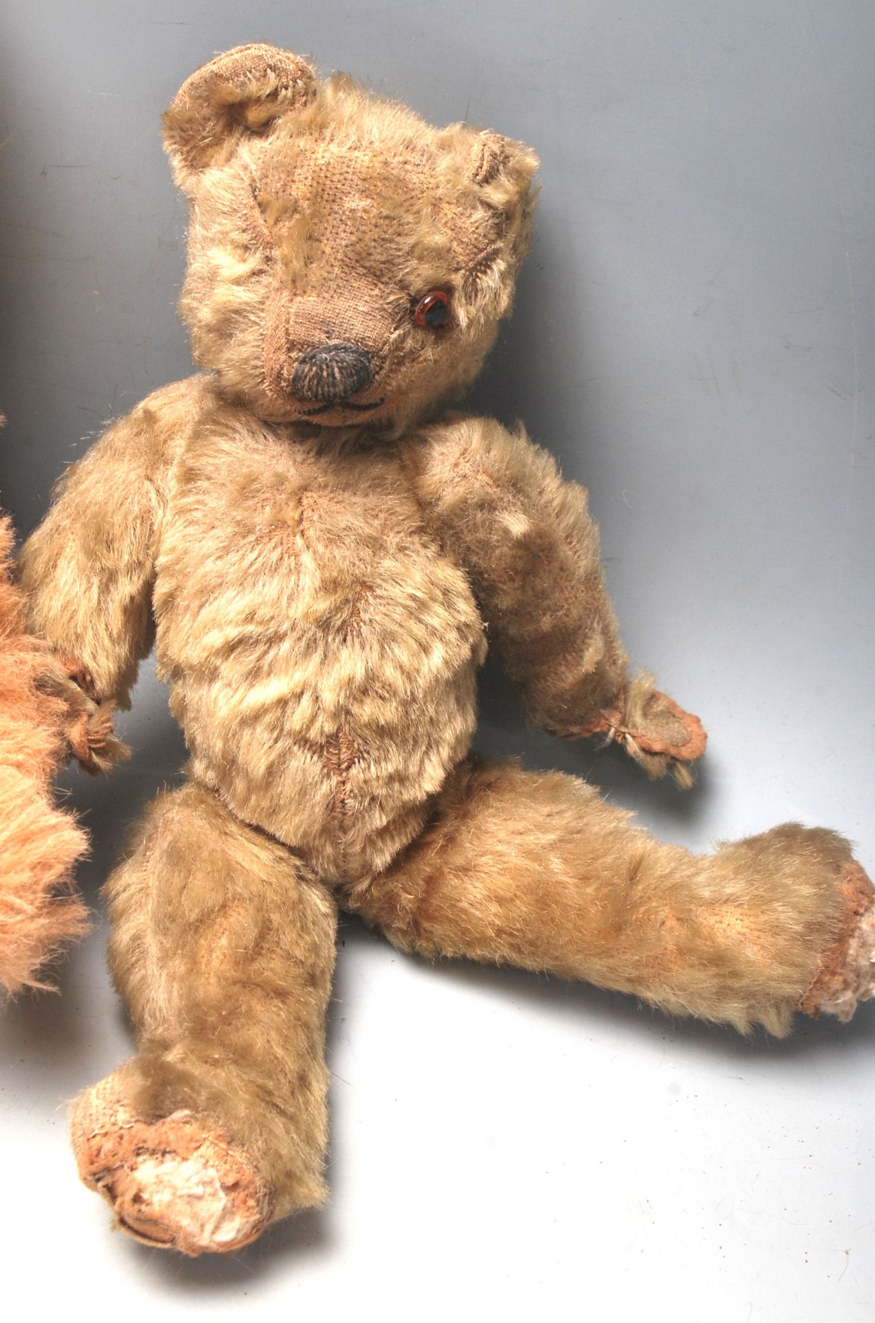 THREE RETRO 20TH CENTURY STUFFED TEDDY BEARS - SOFT TOYS - Bild 6 aus 8