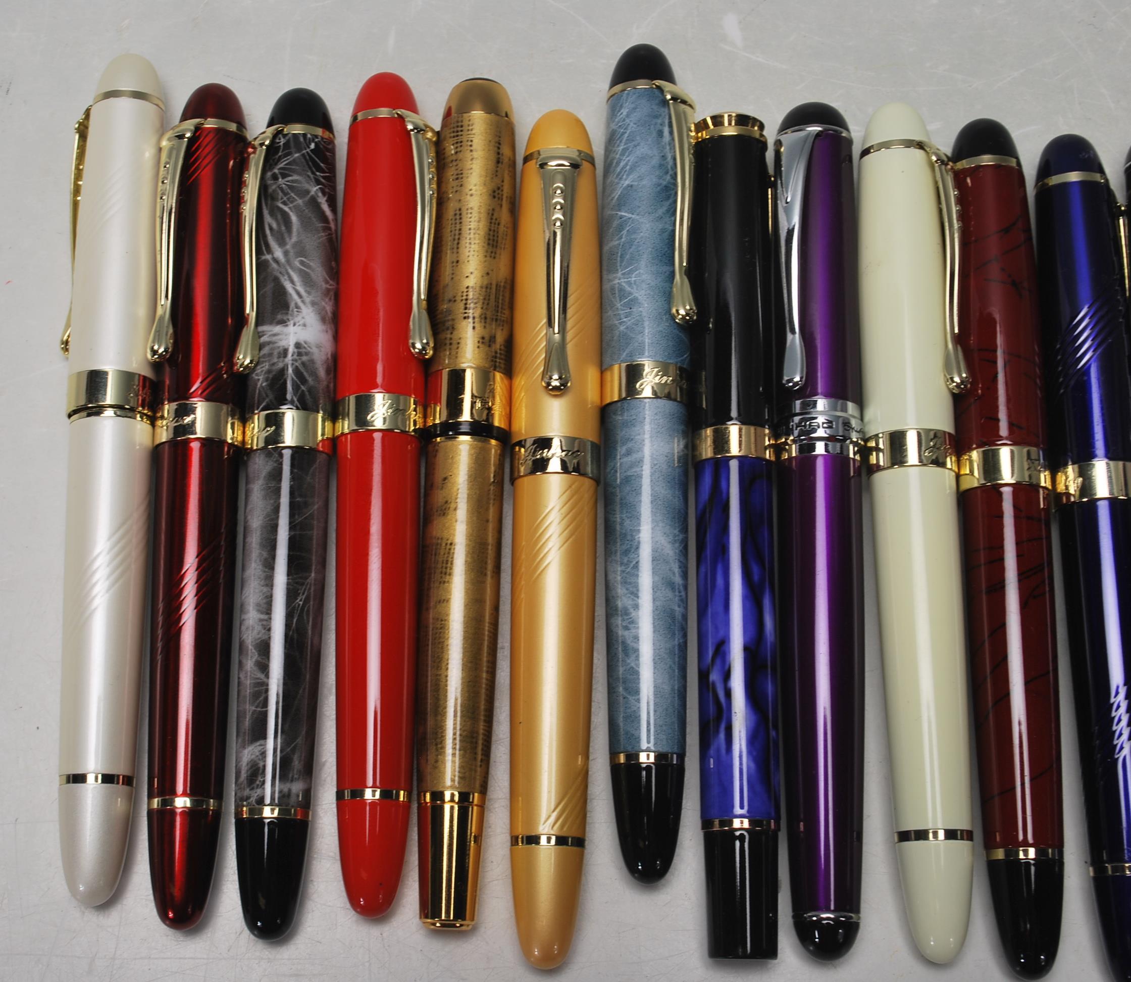 21 CHINESE JINHAO FOUNTAIN PENS - Image 4 of 9