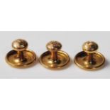 9CT GOLD COLLAR STUDS IN ORIGINAL BOX