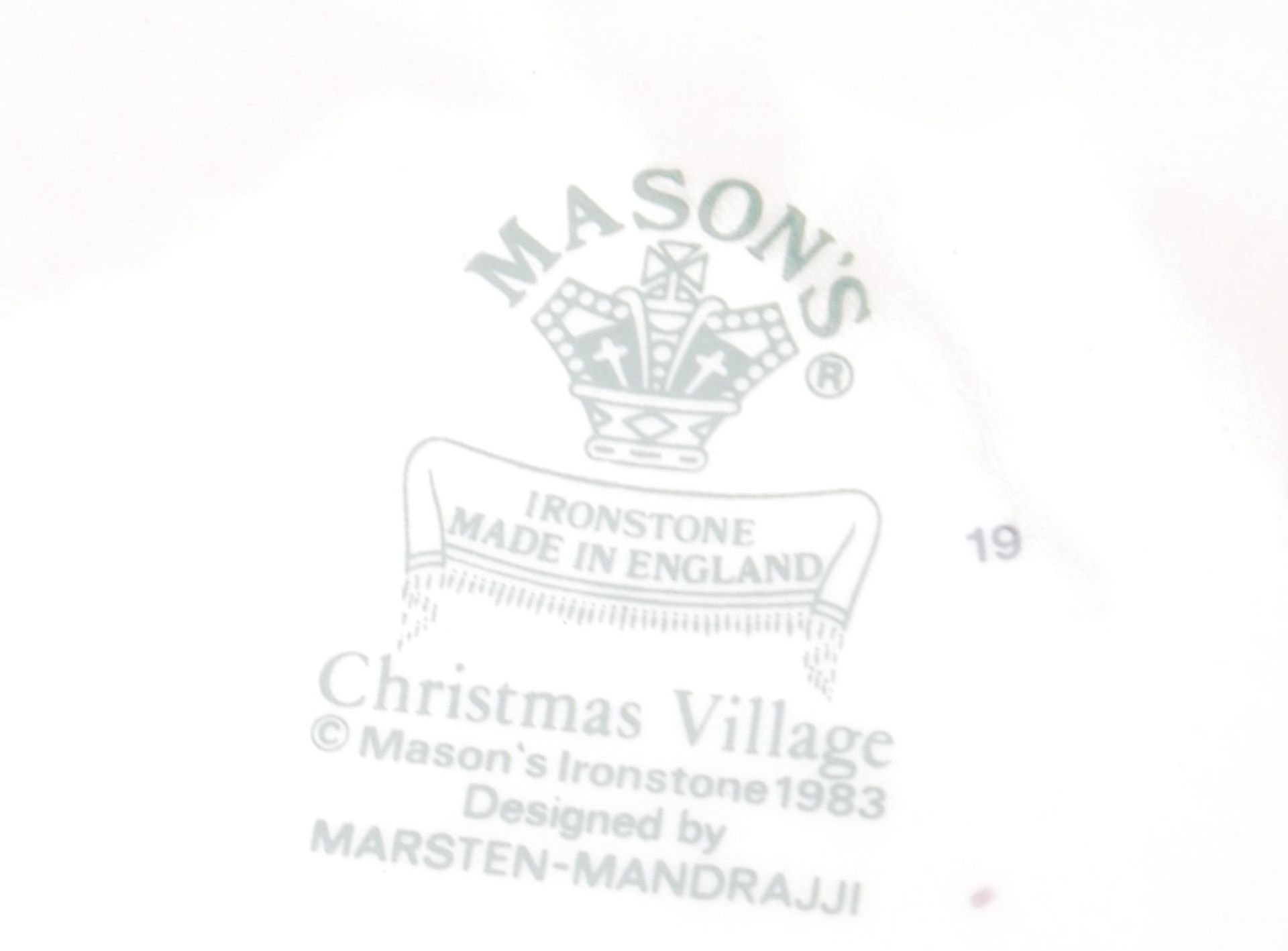 FOUR MASONS CHRISTMAS VILLAGE PLATES DESIGNED BY MARSTEN MANDRAJJI - Bild 7 aus 7