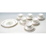 A COLCLOUGH BONE CHINA D676 PART TEA SET / COFFEE SERVICE