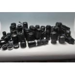 LARGE QUANTITY OF LENSES / VINTAGE CAMERA LENSES