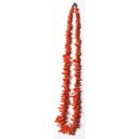 VINTAGE BRANCH CORAL NECKLACE