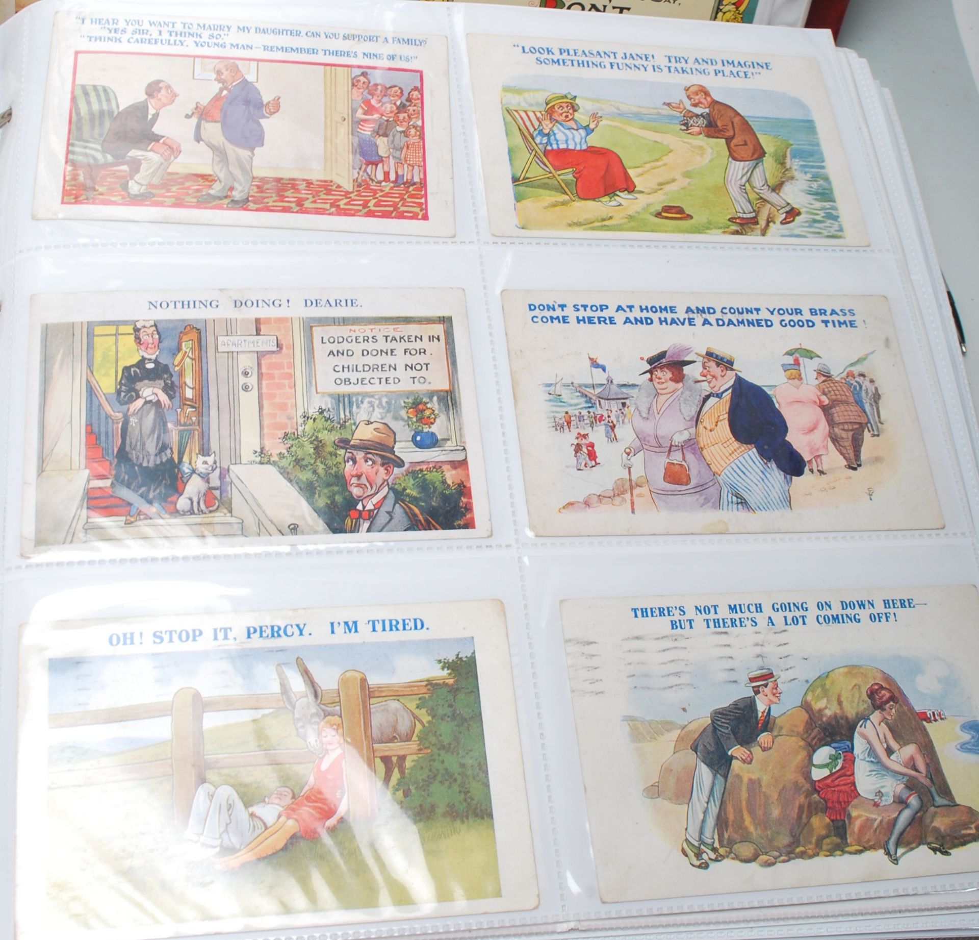 FANTASTIC COLLECTION OF 1200+ COMIC / COMEDY POSTCARDS - Bild 2 aus 11