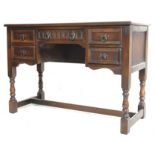 ANTIQUE STYLE OLD CHARM OAK WRITING DESK