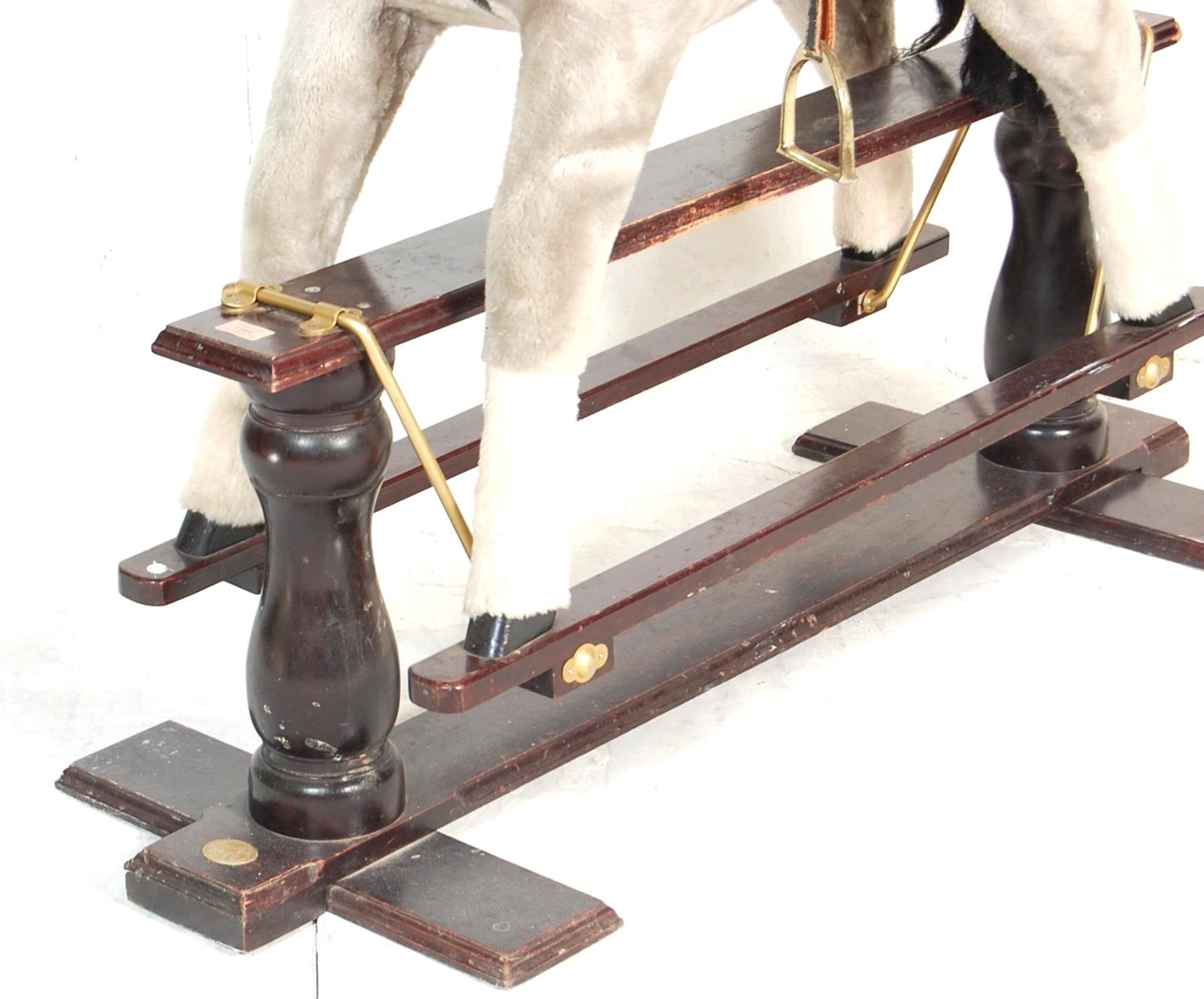 RETRO VINTAGE 20TH CENTURY ROCKING HORSE BY THOROUGHBRED HORSES - Bild 3 aus 7