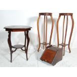 A COLLECTION OF EDWARDIAN PERIOD FURNITURE