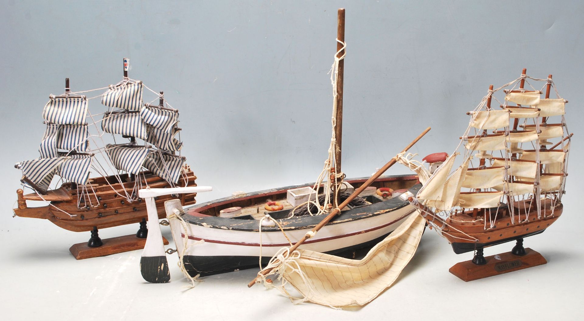 COLLECTION OF SCRATCH BUILT MODEL SAILING SHIPS / VESSELS