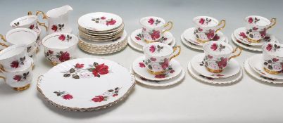 ENGLISH ROYAL IMPERIAL BONE CHINA TEA SERVICE