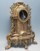 ROCOCO CAST BRASS CLOCK CASE