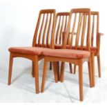 BENNY LINDEN DESIGN CHAIRS - DANISH INSPIRED - TEAK WOOD FRAME