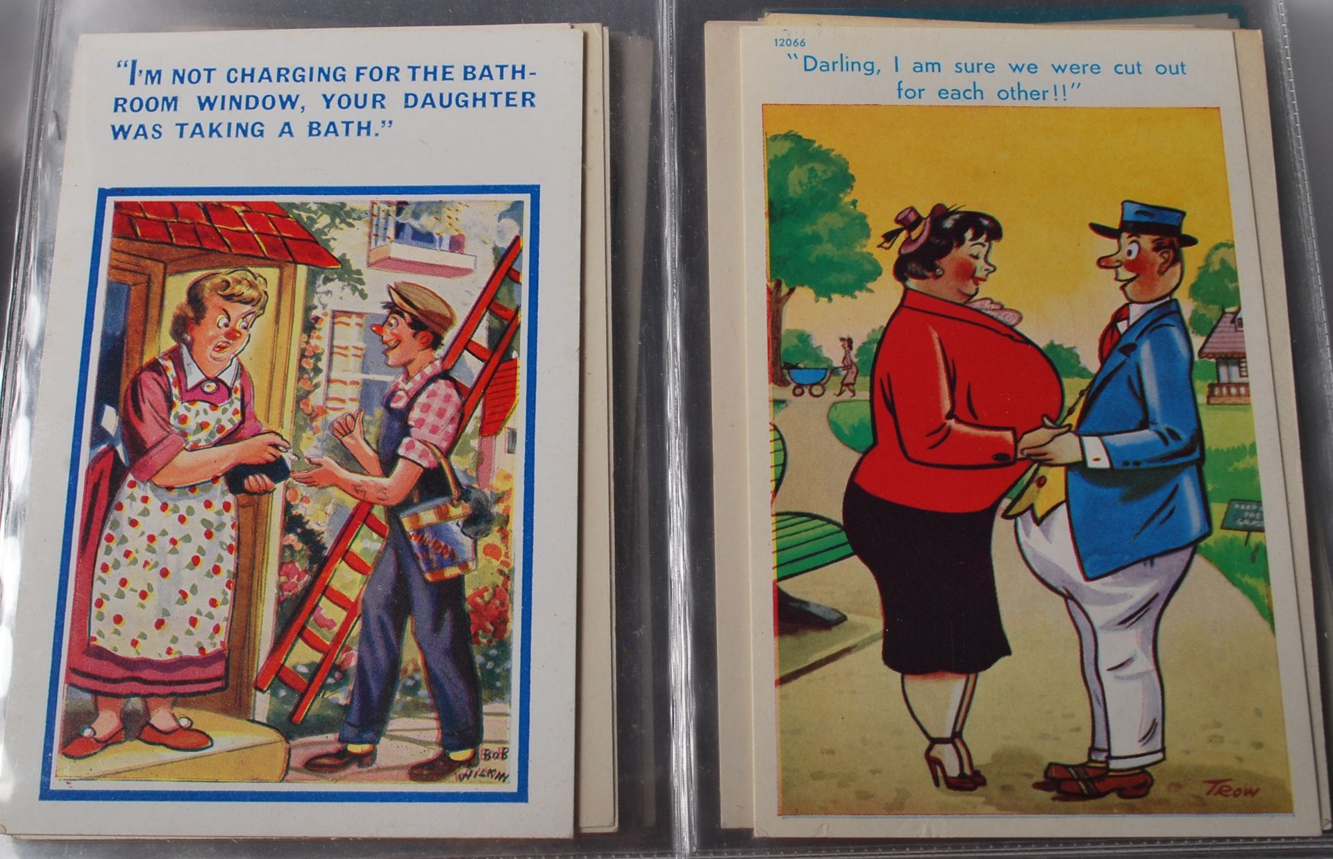 COLLECTION OF COMIC POSTCARDS - SEASIDE HUMOUR ETC - Bild 7 aus 11