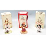 A COLLECTION OF THREE ROYAL DOULTON BUNNYKINS FIGURES.