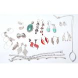 LADIES MIXED CONTEMPORARY SILVER JEWELLERY