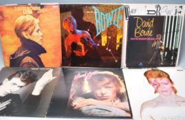 A COLLECTION OF VINTAGE DAVID BOWIE VINYL LP RECORDS