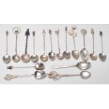 16TH SILVER 925 - SILVER - HALLMARKED SILVER - WHITE METAL - TEASPOONS