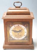 EDWARDIAN 20TH CENTURY OAK CASED MANTLE CLOCK