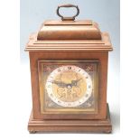 EDWARDIAN 20TH CENTURY OAK CASED MANTLE CLOCK