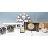 A GROUP OF VINTAGE RETRO ALLARM CLOCKS / DESK CLOCK