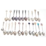 LARGE QUANTITY OF TEASPOONS MARKED SILVER - 925 - STERLING SILVER - HALLMARKED SILVER