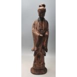 ANTIQUE CHINESE ORIENTAL GUAN YING FIGURINE