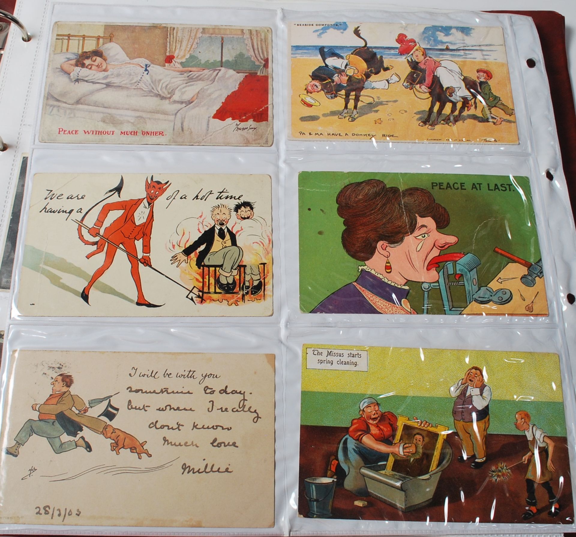 FANTASTIC COLLECTION OF 1200+ COMIC / COMEDY POSTCARDS - Image 9 of 11