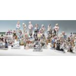 COLLECTION OF 19TH CENTURY BISQUE WARE FIGURES