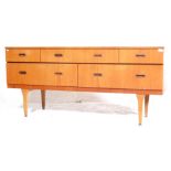 RETRO 70’S TEAK WOOD VENEER SIDEBOARD / CHEST OF DRAWERS