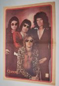 QUEEN - FULL BAND SIGNED NEWSPAPER ARTICLE PAGE