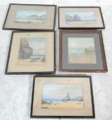 M.W. HANCOCK WATERCOLOUR PAINTINGS OF CORNISH VIEWS