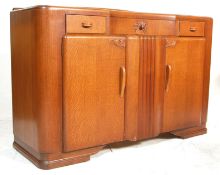 OAK 1930’S ART DECO SIDEBOARD WITH ARCHED HANDLES