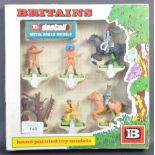 RARE VINTAGE BRITAINS BOXED COWBOYS PLASTIC FIGURE