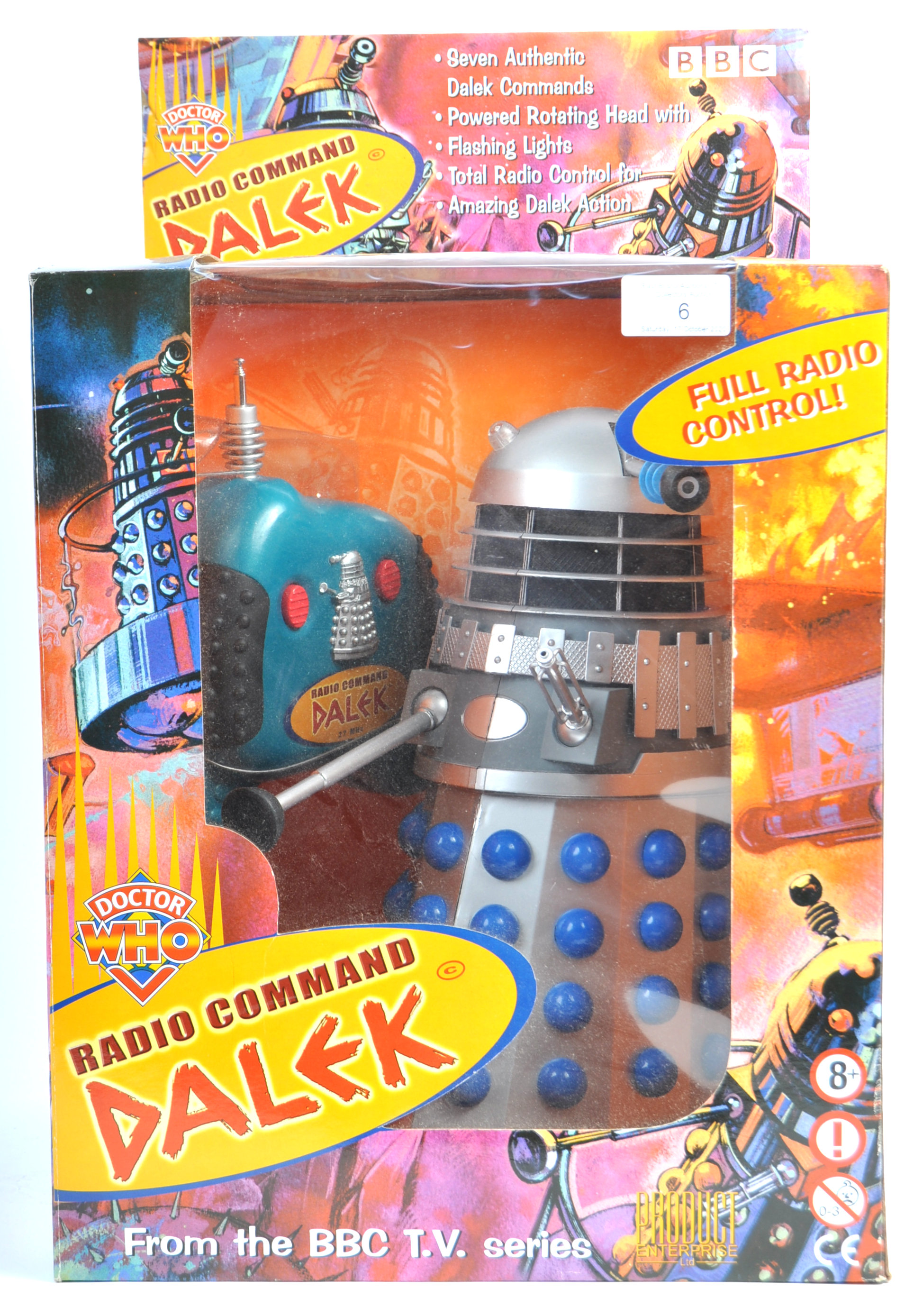 RARE PRODUCT ENTERPRISE RADIO COMMAND DR WHO RC DALEK