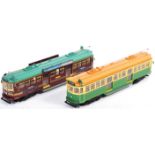 TWO AUSTRALIAN COOEE CONCEPTS MODEL TRAMS