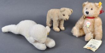 A COLLECTION OF X3 ORIGINAL STEIFF MINIATURE TEDDY BEARS