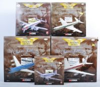 COLLECTION OF X5 CORGI AVIATION ARCHIVE DIECAST MODEL PLANES