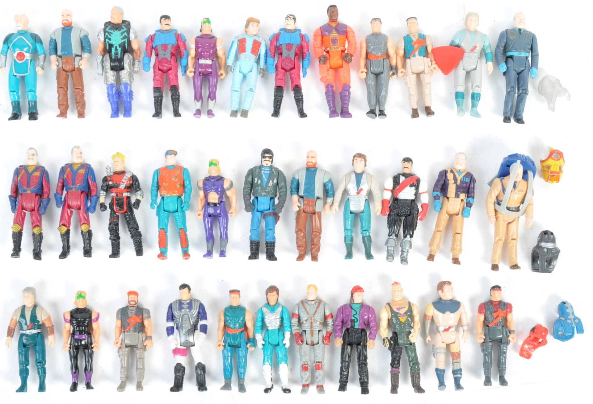 LARGE COLLECTION OF KENNER MASK ACTION FIGURES