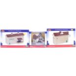 COLLECTION OF X3 BACHMANN ' SCENECRAFT ' 00 GAUGE MODEL BUILDINGS