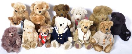 COLLECTION OF X14 ASSORTED ARTIST TEDDY BEARS