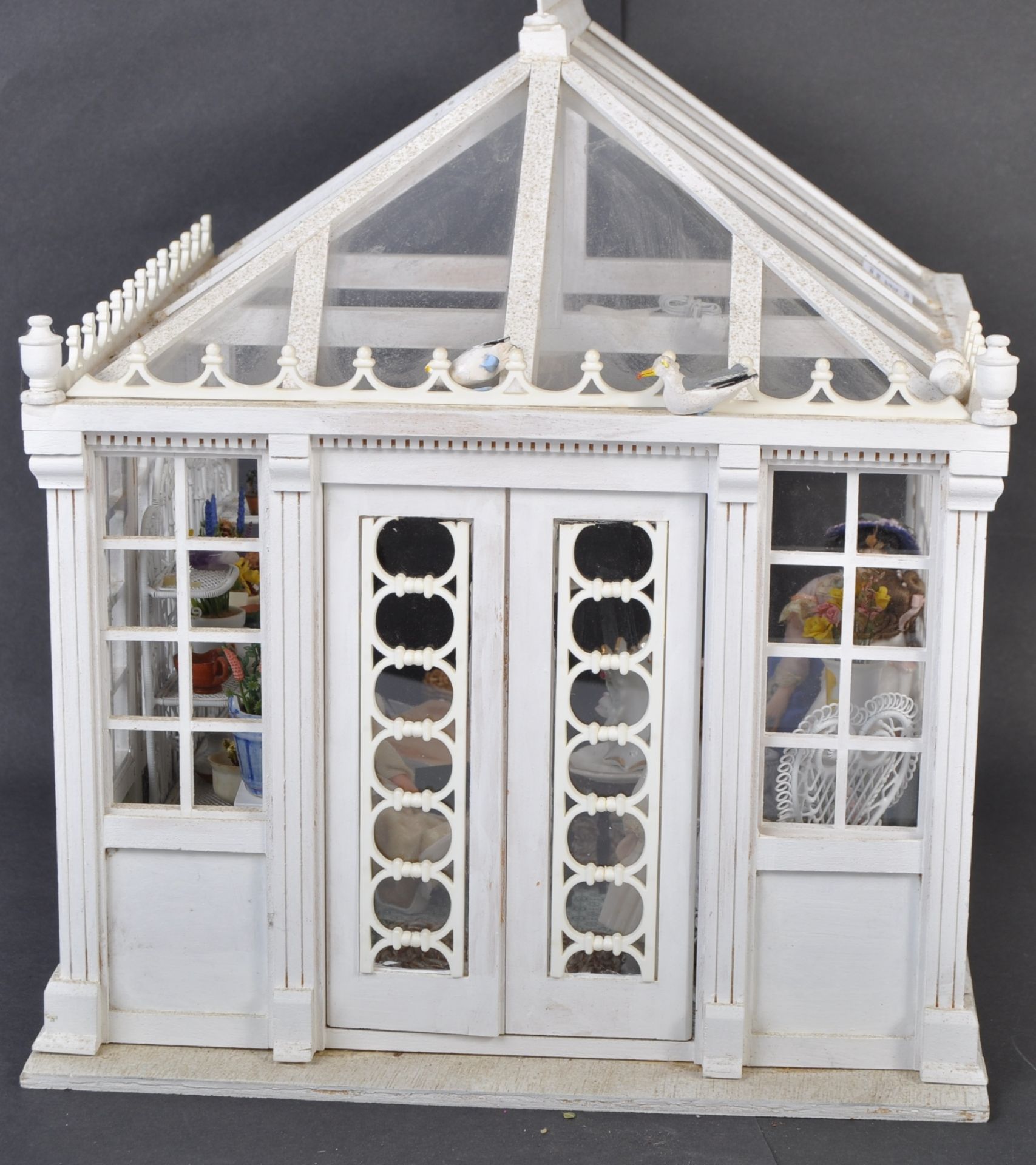 VINTAGE VICTORIAN STYLE ORANGERY DOLL'S HOUSE - Bild 5 aus 6