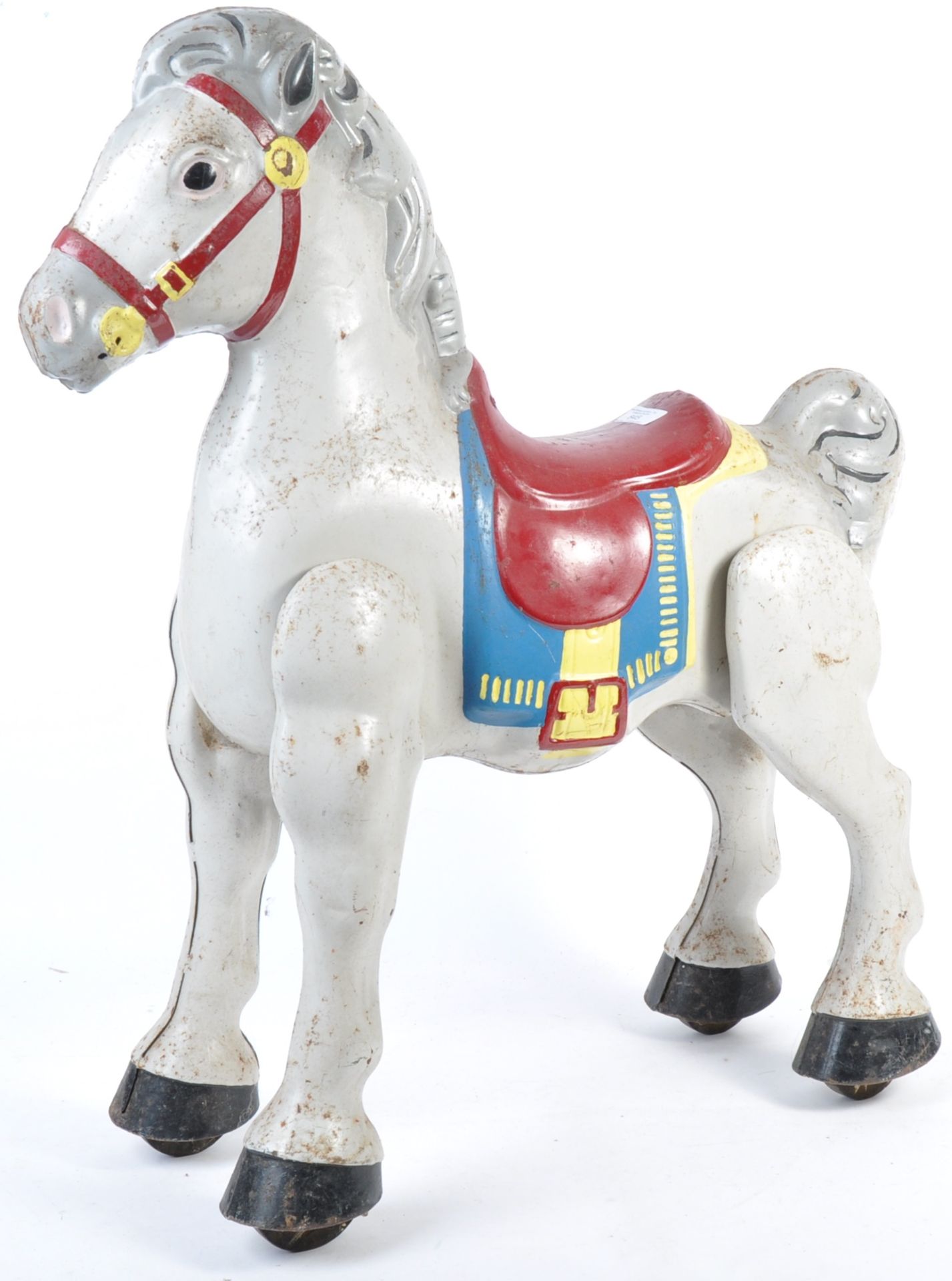 VINTAGE MOBO BRONCO MECHANICAL ROCKING HORSE TOY