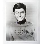 STAR TREK AUTOGRAPH COLLECTION - DEFOREST KELLEY (BONES)